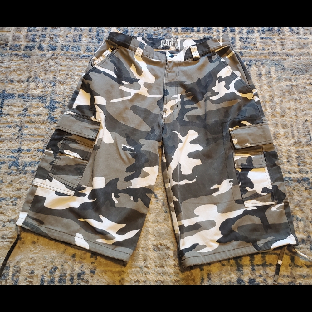 Camouflage Cargo Shorts